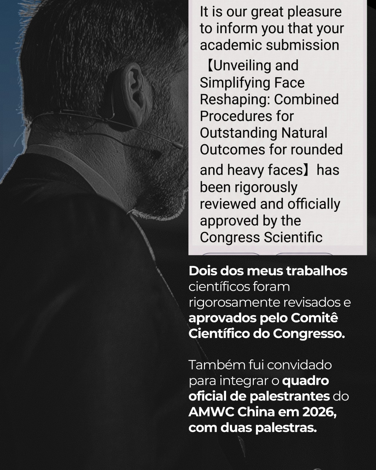 Slide 2: trabalhos científicos aprovados pelo comitê do congresso