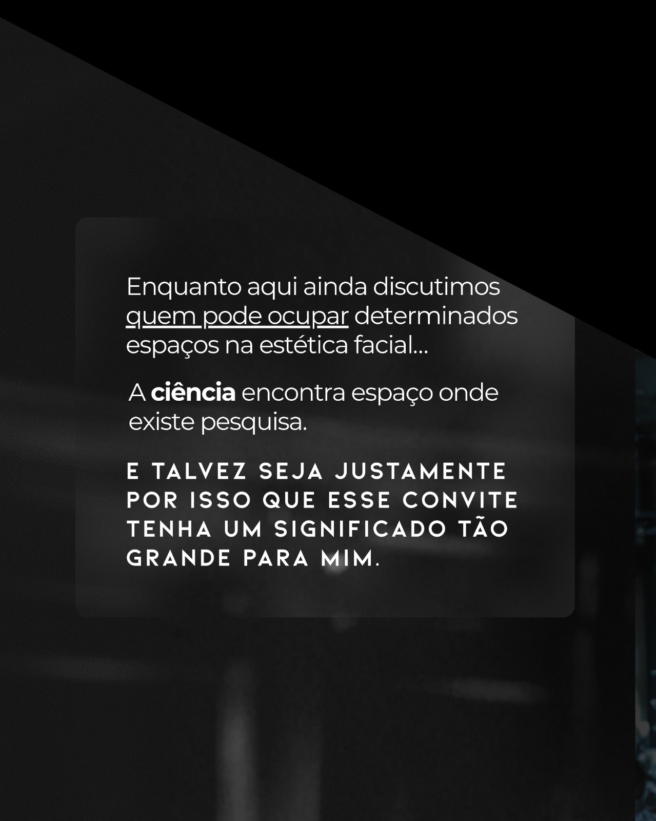Slide 3: ciência e contribuição em espaços internacionais